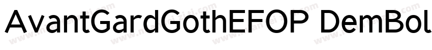 AvantGardGothEFOP DemBolAlt字体转换